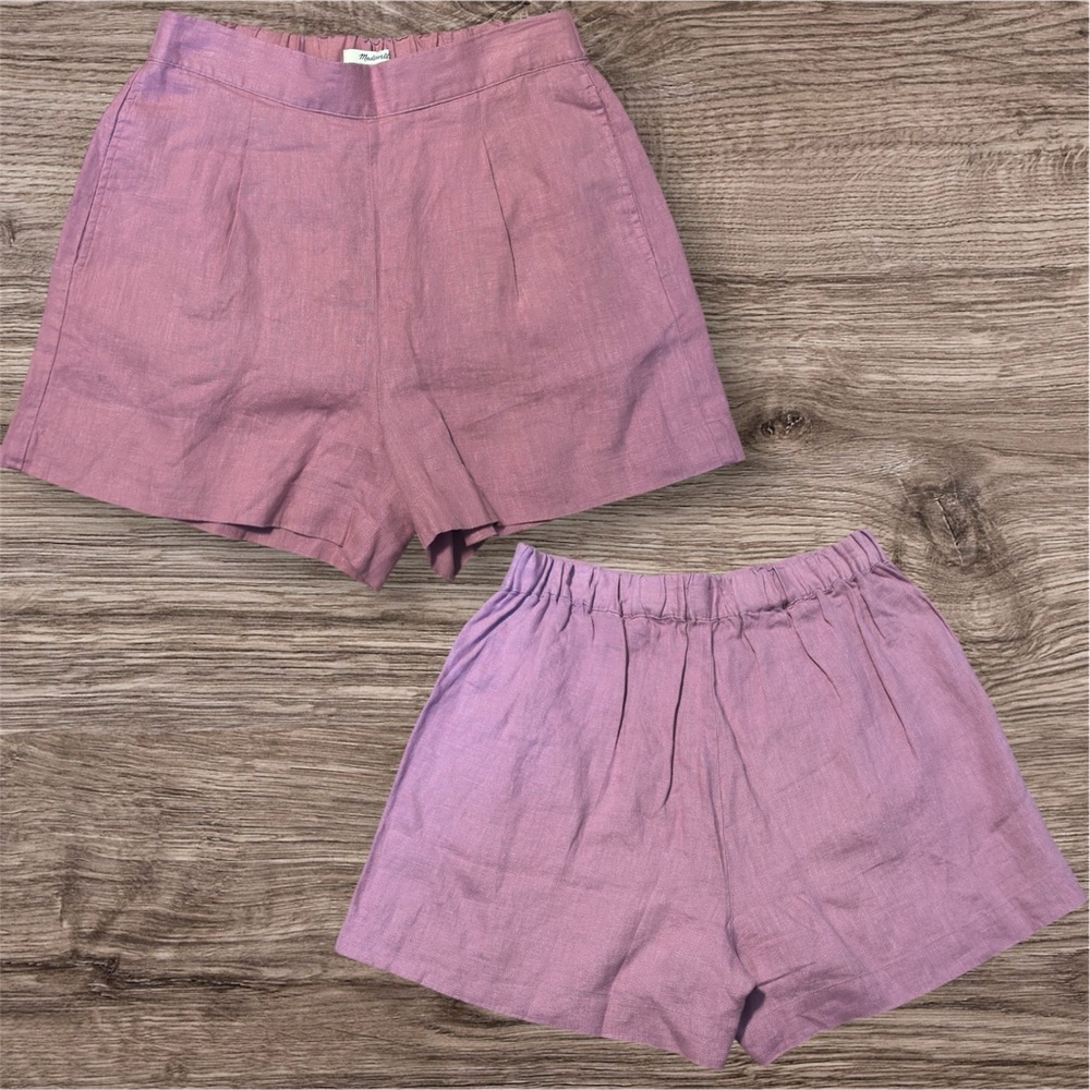 Madewell Pink High Waist Shorts